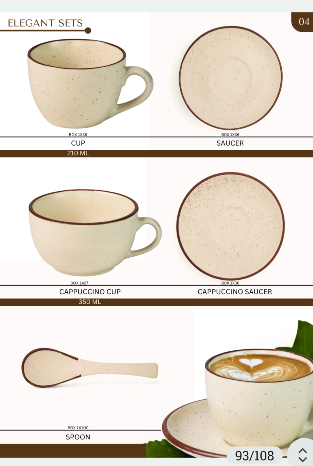 Artisan Barista Cappuccino Cup, Saucer & Spoon Suite