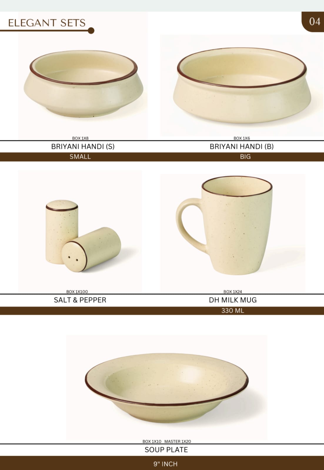 Heritage Biryani Handi, Soup Bowl & Milk Mug Service Suite