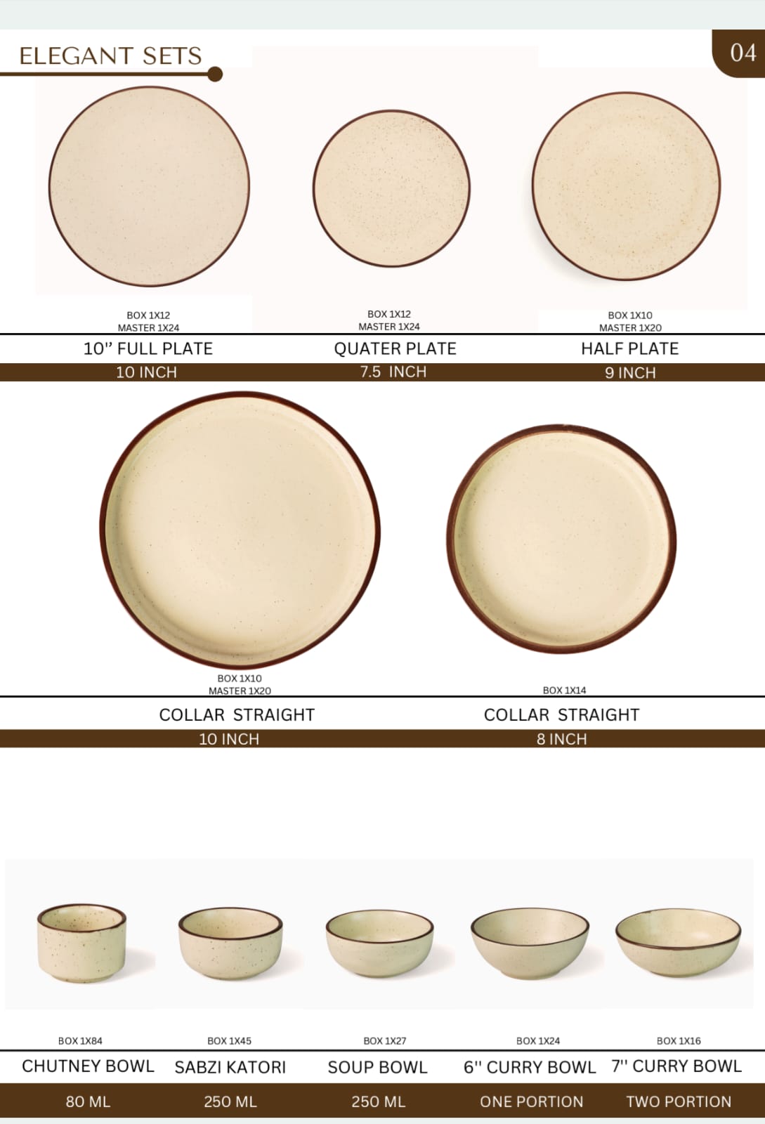 Grand Banquet 4-Piece Dinner Plate & Wide Rim Bowl Setting
